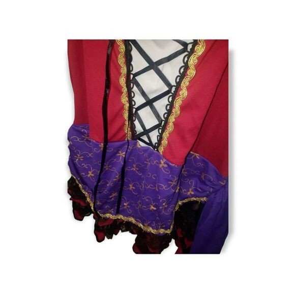 LEG AVENUE GYPSY Crystal Ball Gypsy Costume SZ Medium Large - Picture 4 of 5